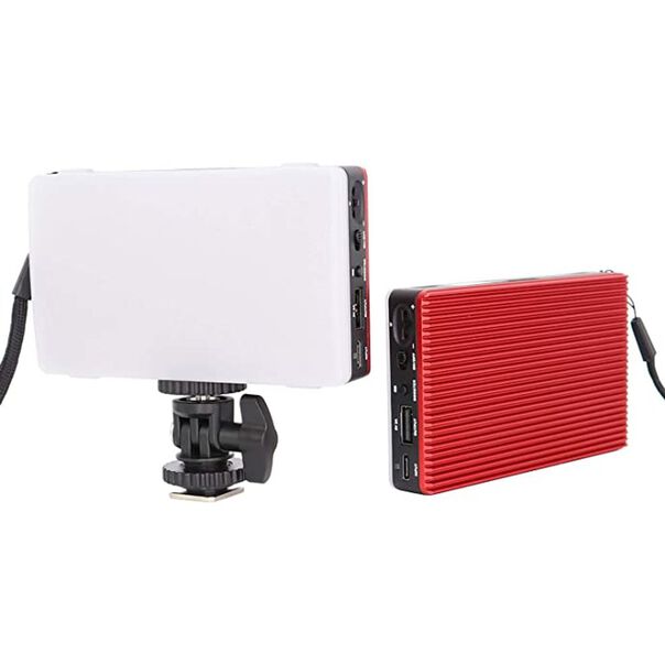 Iluminador Led Pocket Tolifo HF-96B Selfie Video Light 9W Ultra Fino Bi-Color com Bateria Interna image number null
