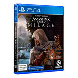 Jogo Assassins Creed Mirage Standard Edition Playstation 4 Mídia Física - Azul