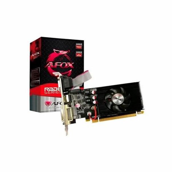 Placa de Video AFOX Radeon R5 230 1GB DDR3 64 BITS - HDMI - DVI - VGA - AFR5230-1024D3L4 image number null