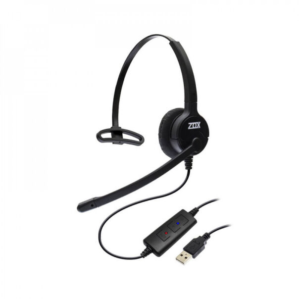 Fone de Ouvido Headset Zox Dh-80 Usb - Preto image number null