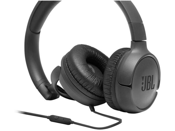 Headphone JBL TUNE 500 com Microfone Preto image number null