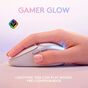 Mouse Gamer Sem fio Logitech G705 Aurora Lightspeed  Bluetooth USB Branco - 910-006366