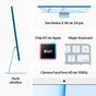 iMac 24 Tela Retina 4.5K Apple M1 8 CPU e 7 GPU 256GB - Prata - Bivolt
