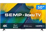 Smart TV 50” 4K UHD LED Semp RK8600 Wi-Fi 3 HDMI 1 USB