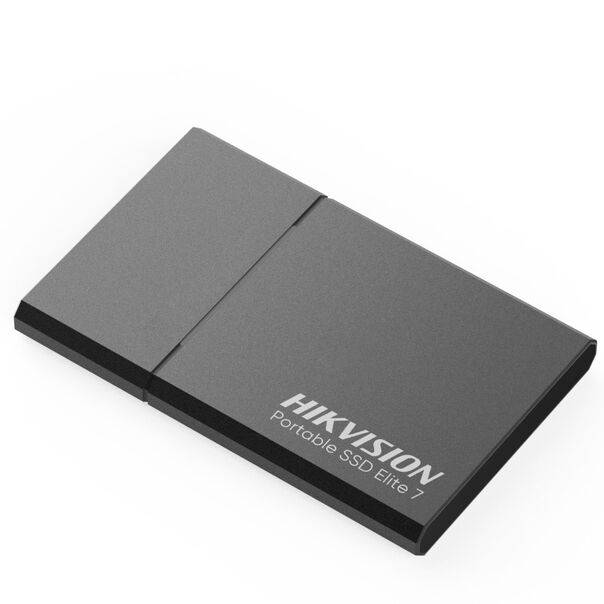 SSD Externo Portátil Hikvision Elite 7 500GB USB 3.2 Cinza HS-ESSD-Elite7 STD500GB image number null