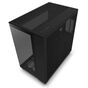 Gabinete Gamer Nzxt H9 Flow Lateral Vidro Temp. Mini-itx Micro-atx Atx Com 4 Fans Preto - Cm-