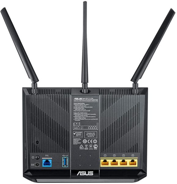 Roteador Gamer Wireless Asus Rt-ac68u, Dual Band Ac1900mbps, Aimesh, 3 Antenas, Usb 3.0, Dualcore, Rede Gigabit, Airadar image number null