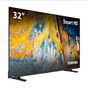 Smart TV 32 Polegadas com Tela QLED 2 Entradas USB e 1 Entrada HDMI - Preto - Bivolt