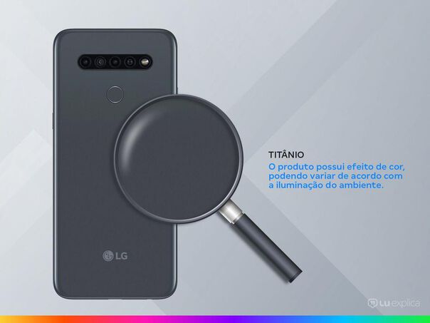 Smartphone LG K41S 32GB Titânio 4G Octa-Core - 3GB RAM 6 55” Câm. Quádrupla + Selfie 8MP  - 32GB - Titânio image number null