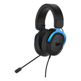 Fone De Ouvido Headset Gamer Gaming Tuf H3 Asus - Preto e Azul