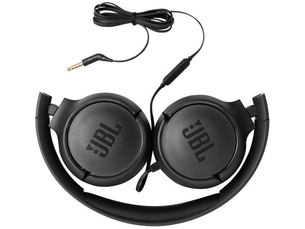 Headphone JBL TUNE 500 com Microfone Preto image number null