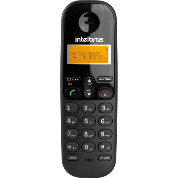 Kit Telefone sem Fio Digital + Ramal Intelbras TS 3112 Preto image number null