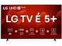 Smart TV 75” 4K UHD LED LG 75UR8750 Wi-Fi Bluetooth Alexa 3 HDMI IA Matter - 75”