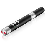 Presenter Pen Conexão Usb Alcance 10m Laser Vermelho 3 Botões Preto - AC251 AC251