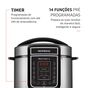 Panela de Pressão Elétrica Mondial  Digital Master Cooker PE-38 PANELA ELÉTRICA PRESSÃO-220V-PRETO-INOX