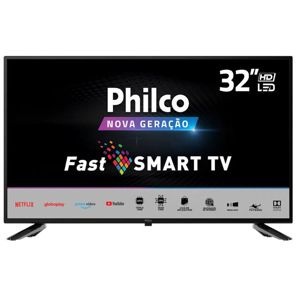 Smart Tv Philco 32 HD DLED Roku Tv HDMI Preto - Bivolt image number null