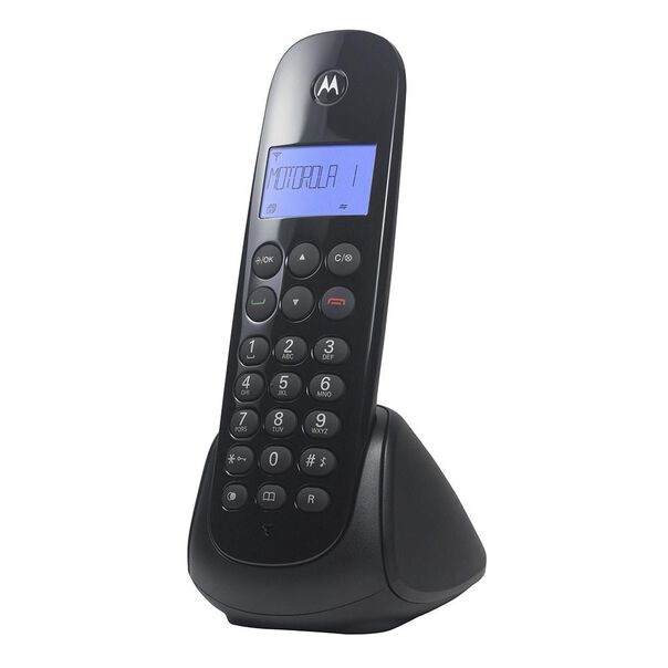 Telefone sem Fio Motorola MOTO700 com Identificador de Chamadas Digital Preto image number null
