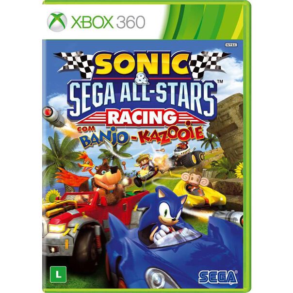Sonic E Sega All Stars Racing Com Banjo-kazooie - Xbox 360 image number null