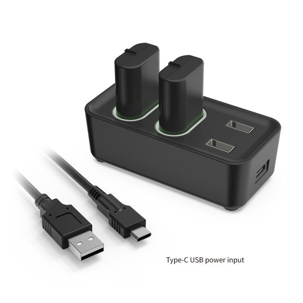 Kit Carregador Dock Duplo Charge Xbox Series + 2 Baterias image number null