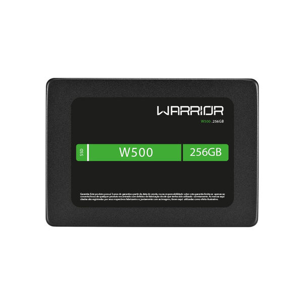 SSD Warrior Gamer 2.5 Pol.  256GB W500 Gravação Até 500 Mb/S SATA - SS511 SS511 image number null