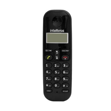 Telefone Intelbras Sem Fio TS3110 ID - Preto image number null