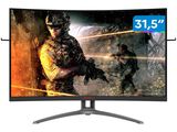 Monitor Gamer AOC Agon III AG323FCXE 31 5” LED Curvo Widescreen Full HD HDMI VGA 1ms