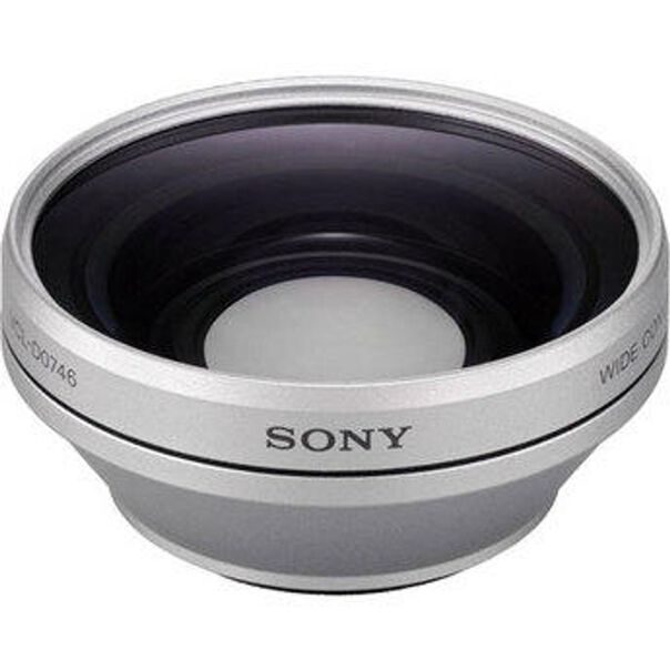 Lente de Conversão Grande Angular Sony VCL-D0746 x0.75 Montagem 46mm para Câmeras e Filmadoras image number null