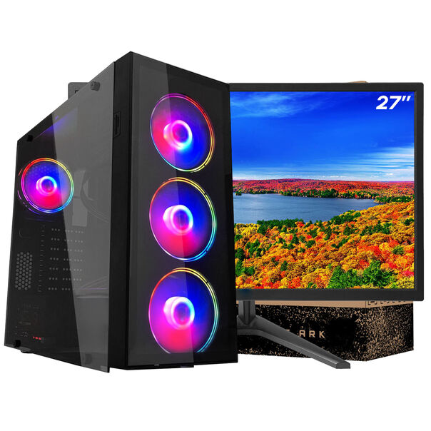 PC Gamer Completo Ark Monitor 27” + Intel Core i7 6700 16GB GT 730 4GB SSD 480GB Windows 10 Pro Fonte 750w image number null