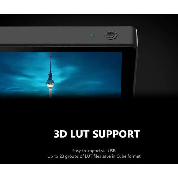 Monitor de Referência Desview R7 7” IPS 4K HDMI Touchscreen Lut 3D Field On-Camera image number null