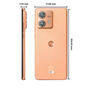 Smartphone Motorola Edge 40 Neo 5g Peach Fuzz 256gb 8gb Ram Tela De 6.55. Câmera Traseira Dupla. Android 13 - Laranja