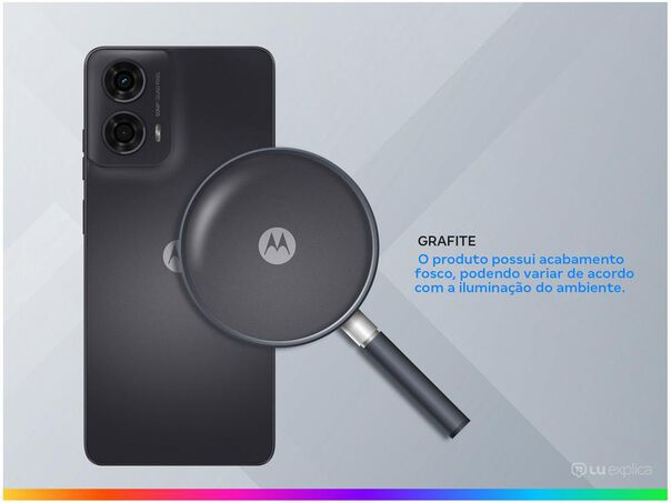 Smartphone Motorola Moto G24 128gb Grafite 4gb + 4gb Ram Boost 6 6” Câm. Dupla + Selfie 8mp Dual Chip image number null