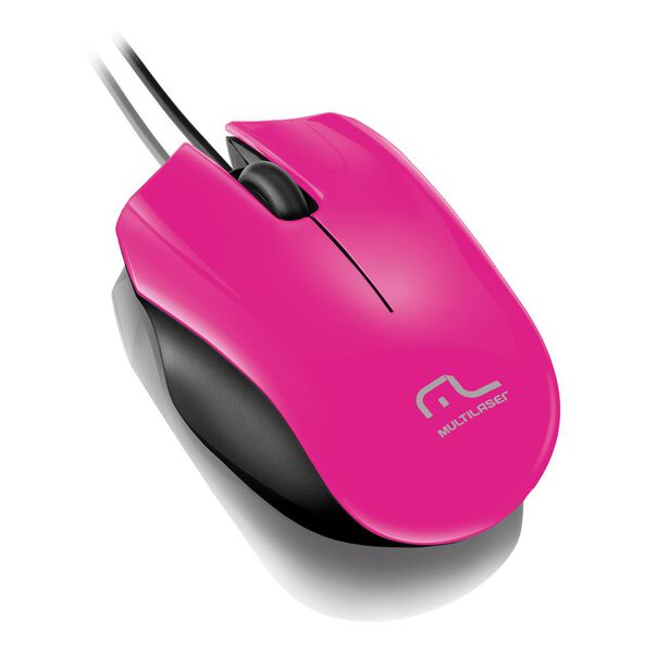 Mouse Multilaser Sport Precision 1200Dpi Usb Rosa - MO194 MO194 image number null