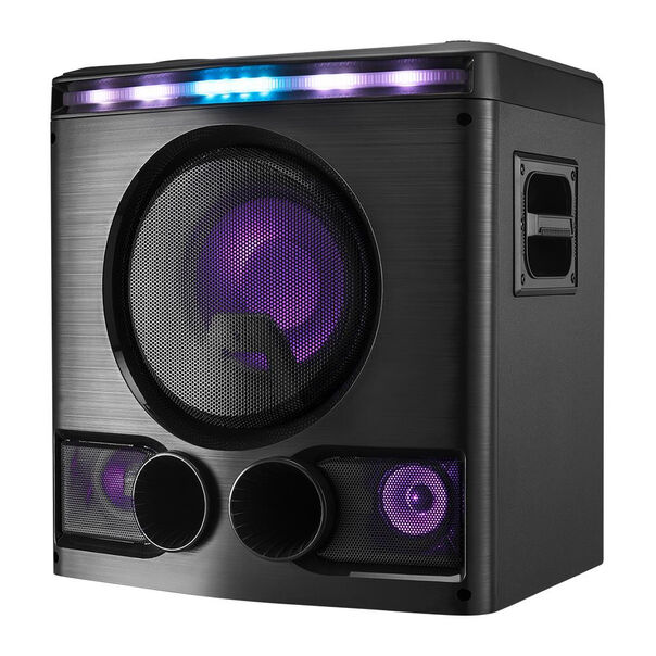 Mini System Gradiente Power Box GMS300 com Bluetooth. Função DJ e LED Lights - 300W - Preto - Bivolt image number null