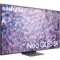 Smart TV 75 Neo QLED 8K Samsung QN800C Mini LED. Painel 120hz. Processador com IA. Som em Movimento Plus. Tela sem limites. Ultrafina - Preto - Bivolt