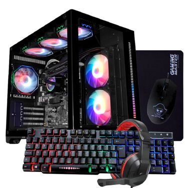 Computador Gamer Tob Ryzen 5 4600g Ssd 480gb 16gb Windows 10 Pro Trial  Teclado/mouse  Mouse Pad  Headset image number null