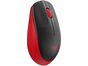 Mouse sem Fio Logitech Óptico 1000DPI 3 Botões M190 Vermelho - Vermelho