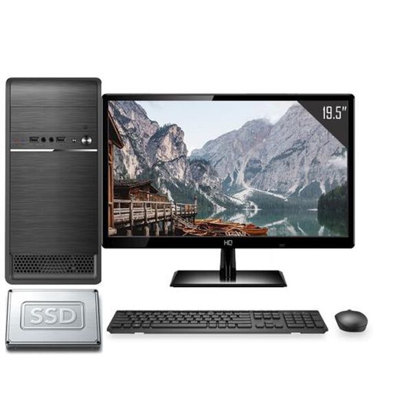 Cpu Completo Intel Core I5 6500 8gb Ssd240 Monitor 18'5 kit Multimídia image number null