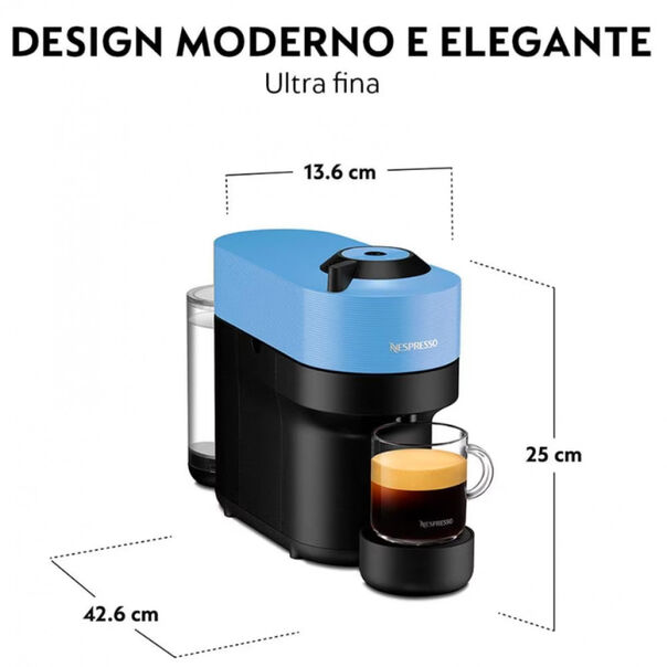 Máquina de Café Nespresso Vertuo Pop com Kit Boas-Vindas - Azul - 110V image number null