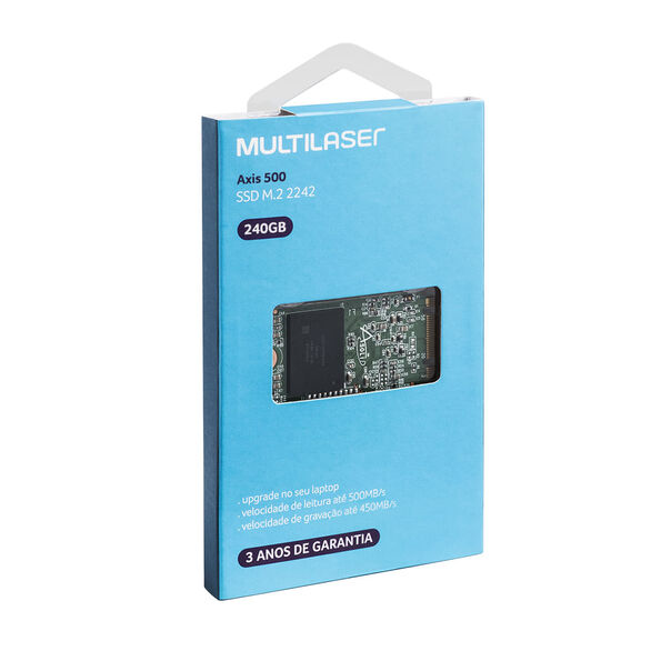 SSD Multilaser Axis 500 240GB M.2 2242 Sata - SS204 SS204 image number null