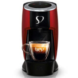 Cafeteira Espresso TRES Touch Automática Multibebidas - Vermelho - 110V