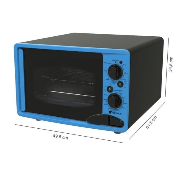 Forno Eletrico Luxo 45L Classic Vintage Azul 220 V image number null