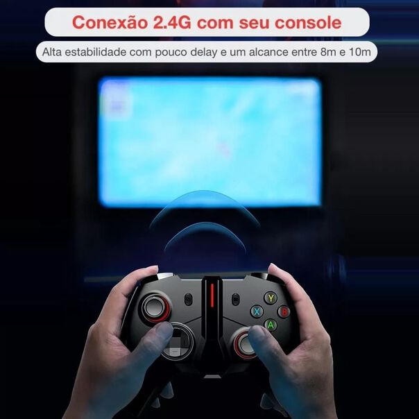 Controle Gamer Joystick Sem Fio Wireless para Xbox One Computador PC FEIR FR-4208 image number null
