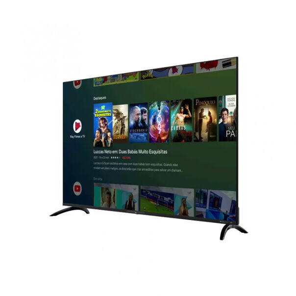 Smart Tv Dled 55 Uhd 4k Philco Ptv55g7eagcpbl Hdmi Usb Wi-fi Android Tv - Preto image number null