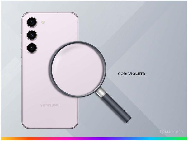 Smartphone Samsung Galaxy S23 256GB Violeta 5G 8GB RAM 6 1” Câm Tripla + Selfie 12MP  - 256GB - Violeta image number null