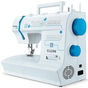 Máquina de Costura Genius Plus JX-4035 Elgin - Branco com Azul - 220V