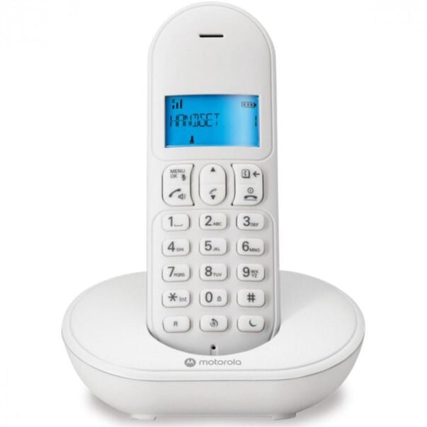 Telefone sem Fio com Identificador de Chamadas e Viva VOZ MT150W Branco image number null