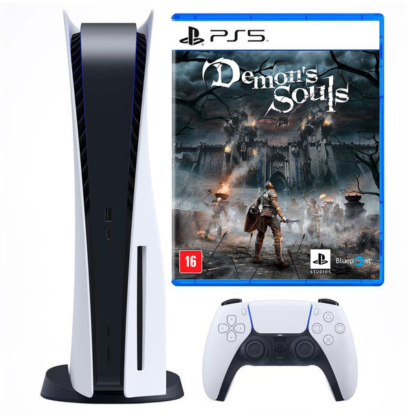 Controle Dualsense Playstation 5 + Game Demons Souls - PS5 na