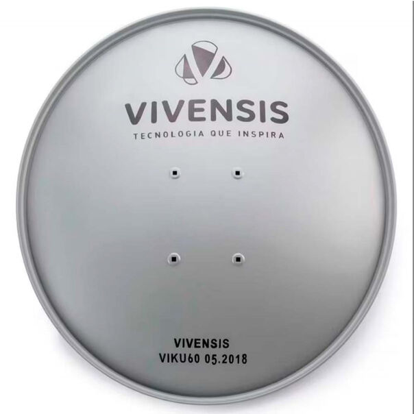 Receptor de TV Vivensis VX10 TV SAT Full HD + Mini Antena Parabólica Vivensis 60 cm 5G - Preto image number null