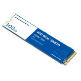 SSD WD Blue SN570 500GB M.2 2280 NVMe 3500MB-s WDS500G3B0C - Azul