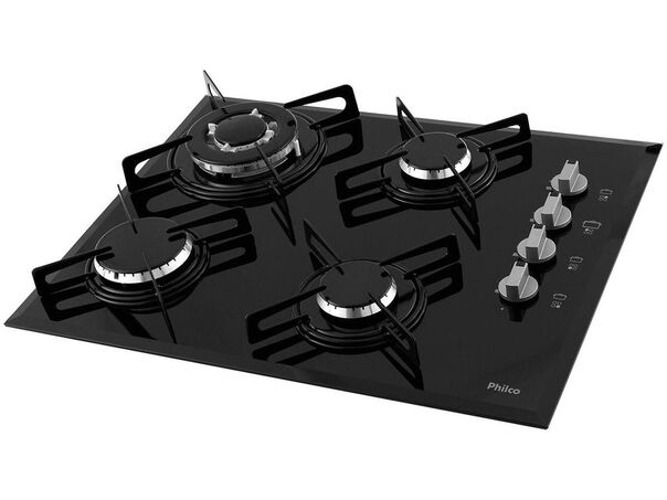 Cooktop 4 Bocas Philco Cook Chef 4 TC à Gás GLP Tripla Chama image number null